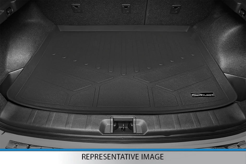 Smartliner -- Floor Mats & Cargo Liner Set with 2nd Row Bucket Seats without Center Console for 2011-2017 Ford Expedition, Black