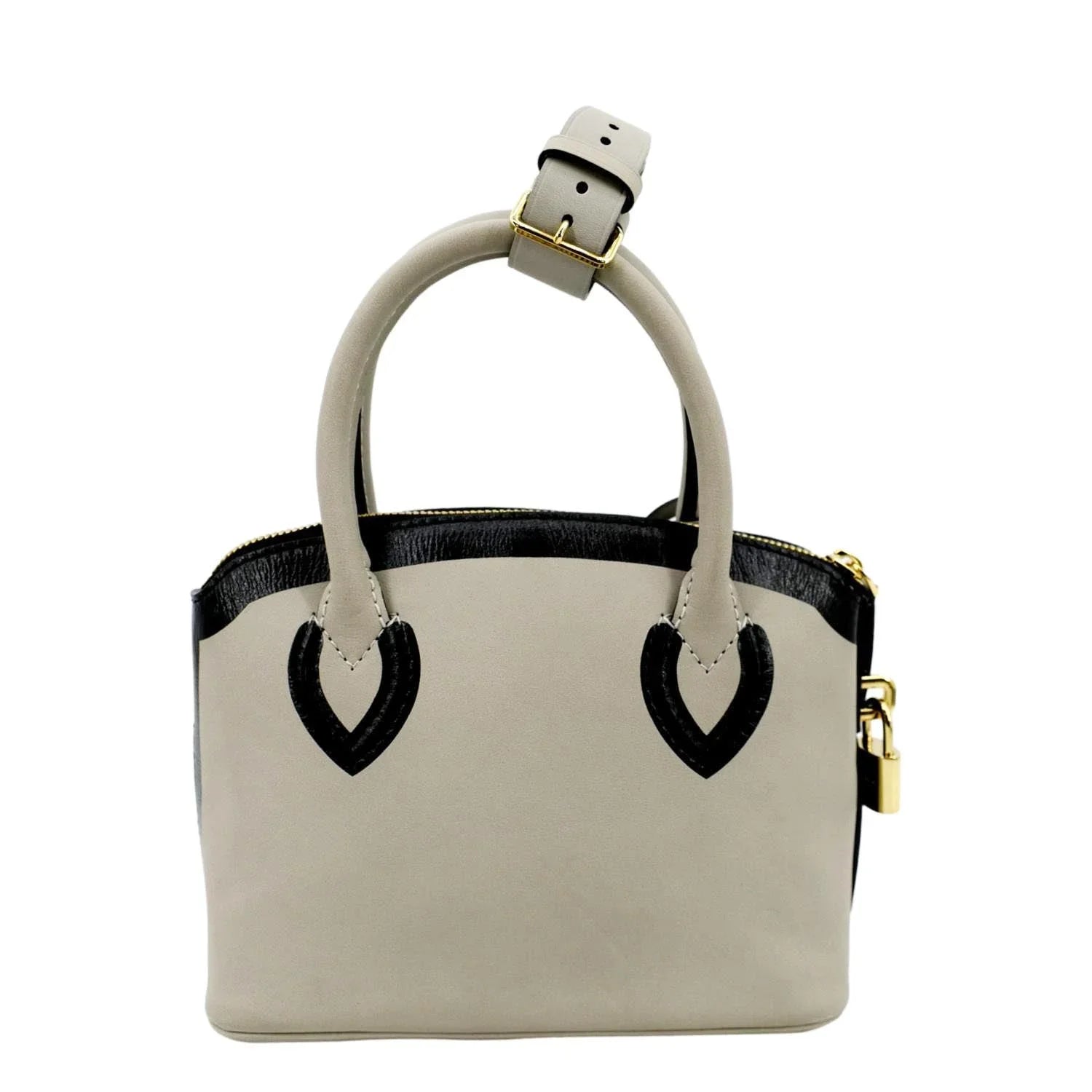Pre-owned   Lockit Cuir Obsession Leather Satchel Bag Grey