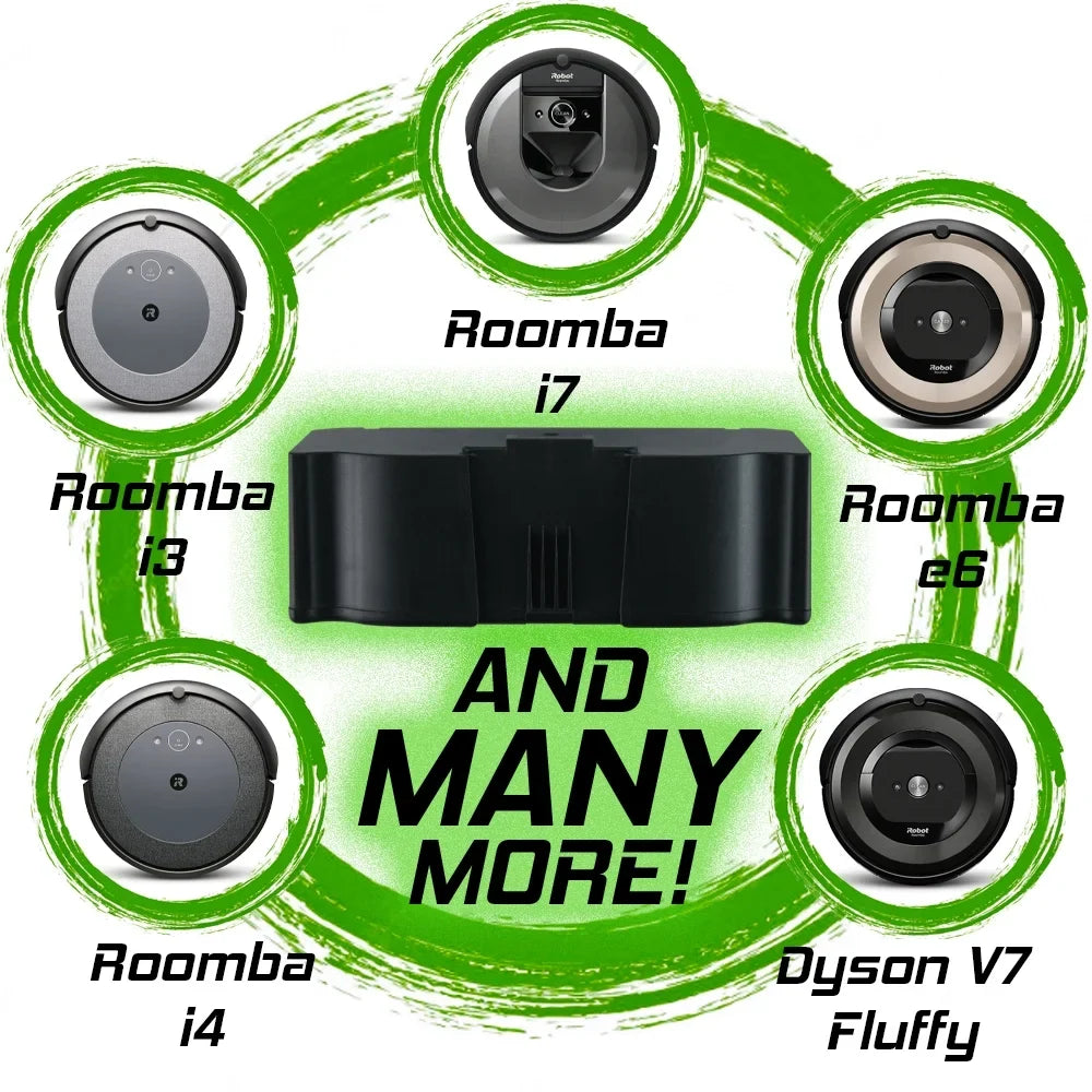 Banshee --01 - Battery for iRobot Roomba i7 Roomba i7+ Roomba e5 7150 Roomba 7550 New