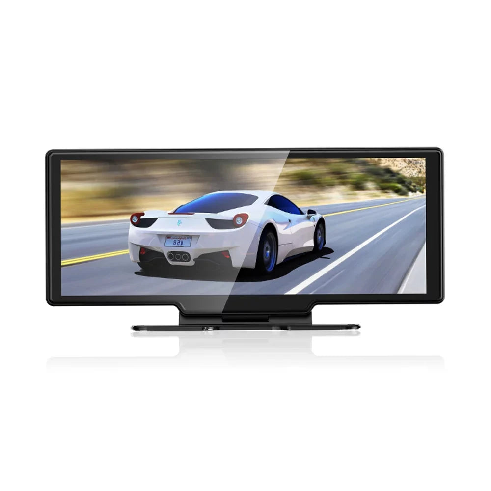 4K  Dash Front & Rear Driving Recorder 10.26 Inch Touchscreen, WiFi, -Sensing, Loop Recording, Hands-Free Calling Reliable Dash Camera for Carplay Android Auto