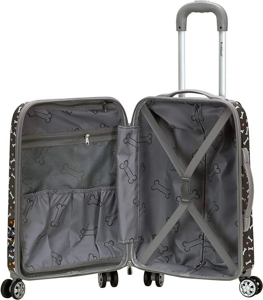Open Box Rockland Vision Hardside Spinner Wheel Luggage Carry-On 20" - /
