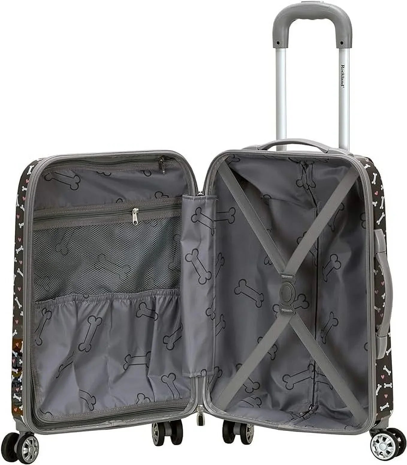 Open Box Rockland Vision Hardside Spinner Wheel Luggage Carry-On 20" - /