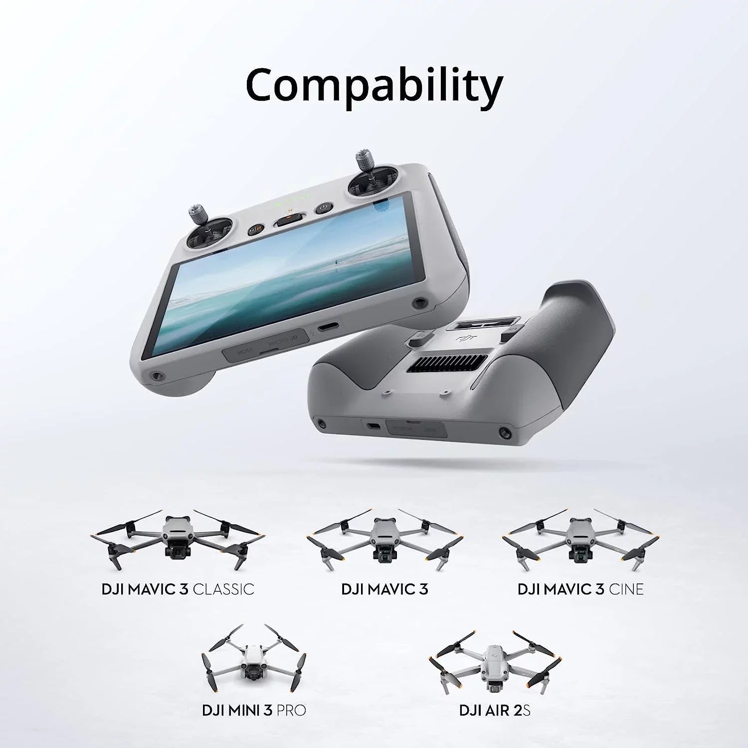 Restored   - Remote Controller for  Mini 3 Pro Mavic 3 Classic Mavic 3 & Cine Air 2S () (Refurbished)