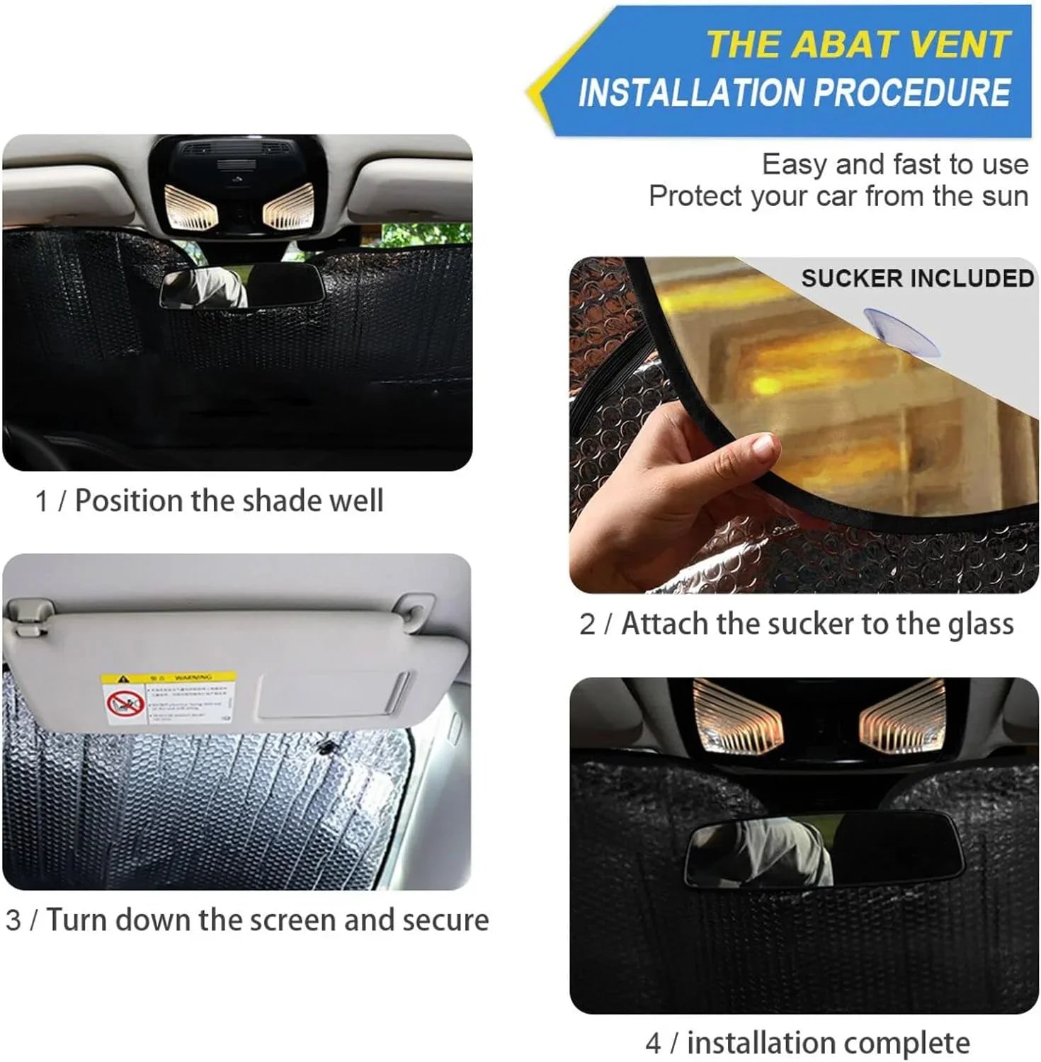 Wellsay Old Paris Landscape Car Windshield Sun Shade,oldable Visor Protector Keep Cool Sunshade Blocks  Rays and Accessories to Protect for Cars,SUVs,Trucks-55×27.6in