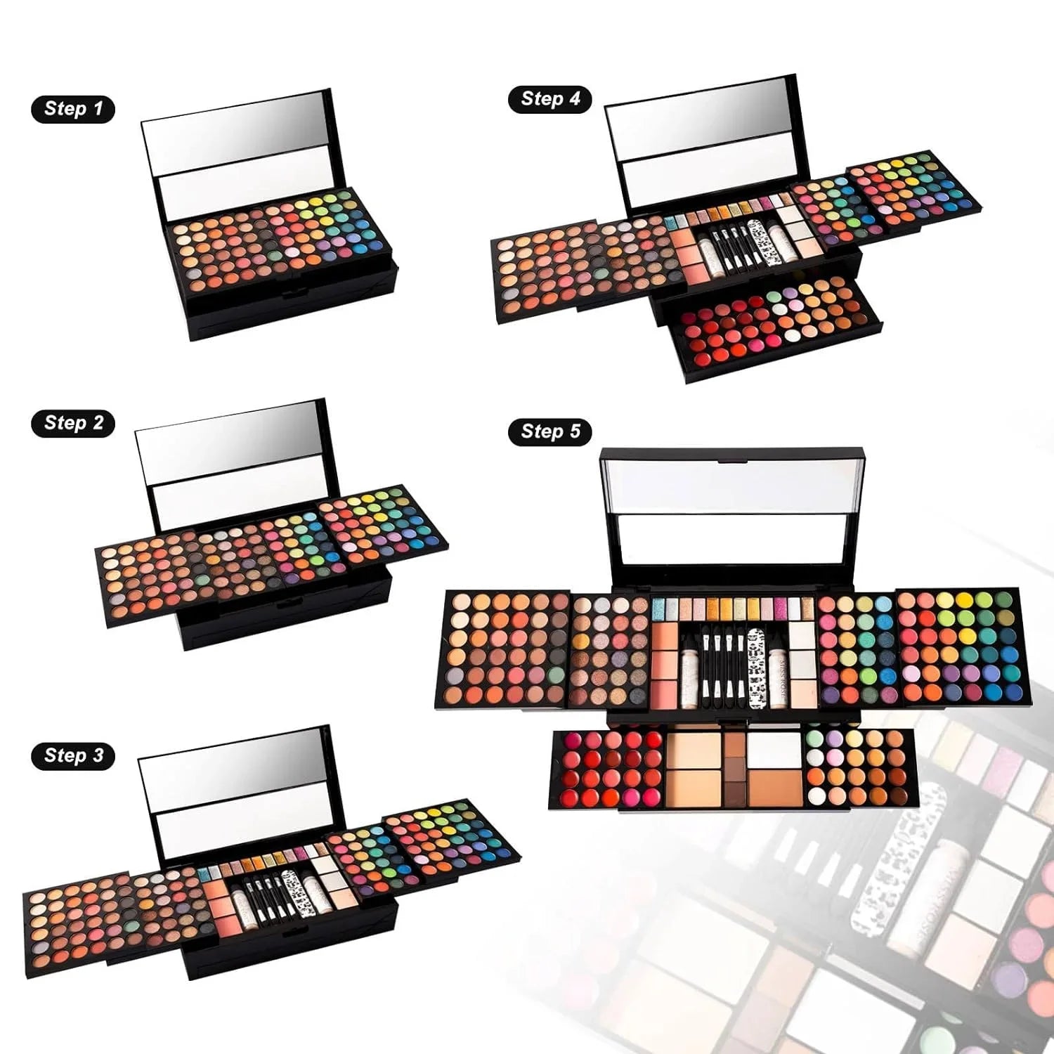187 Colors Professional Makeup Kit,Makeup Sets Combination,All in One Makeup Kits for Women Full Kit - Makeup Gift Set for Women Girls