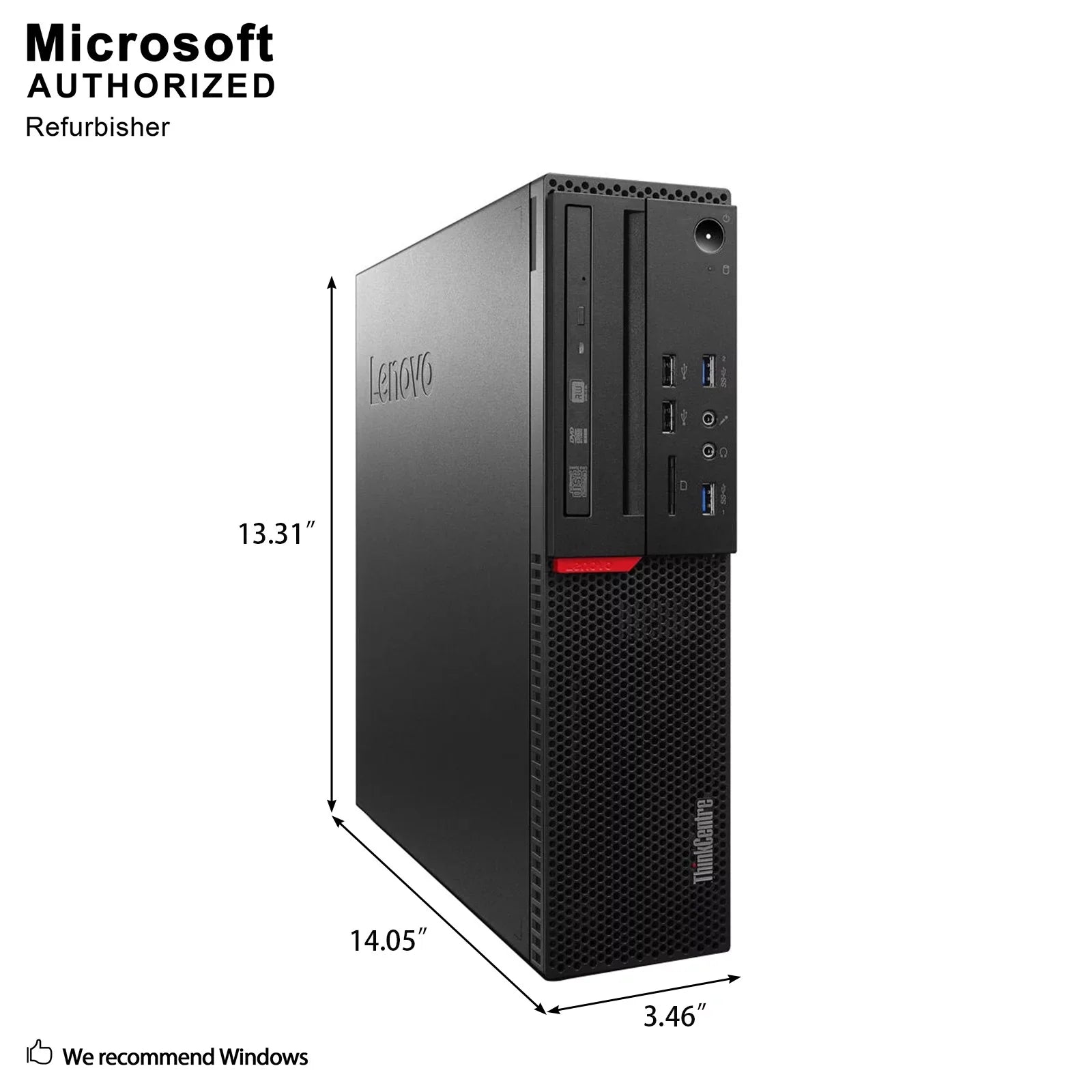 Lenovo ThinkCentre   High Performance Desktop Computer, Intel Quad Core i5-6400 up to 3.3GHz, 8G , 512G , , WiFi, , 4K Support, , , Win10 Pro 64 En/Sp/Fr Used Grade