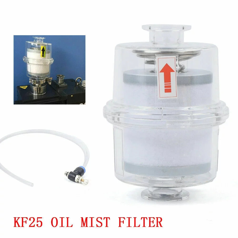 fit Vacuum Pump Fume Separator Exhaust Filter  Interface Oil Mist Filter