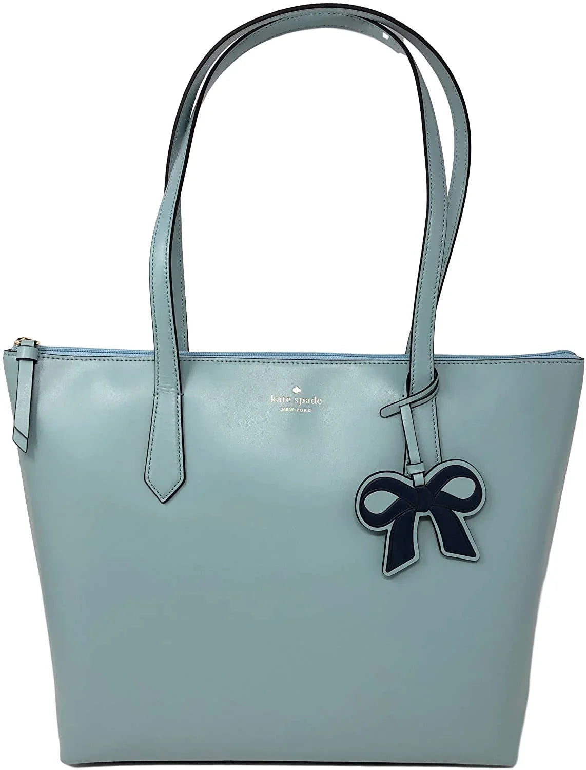 Kate Spade New York Cassy Leather Tote Bag Frosted Spearmint