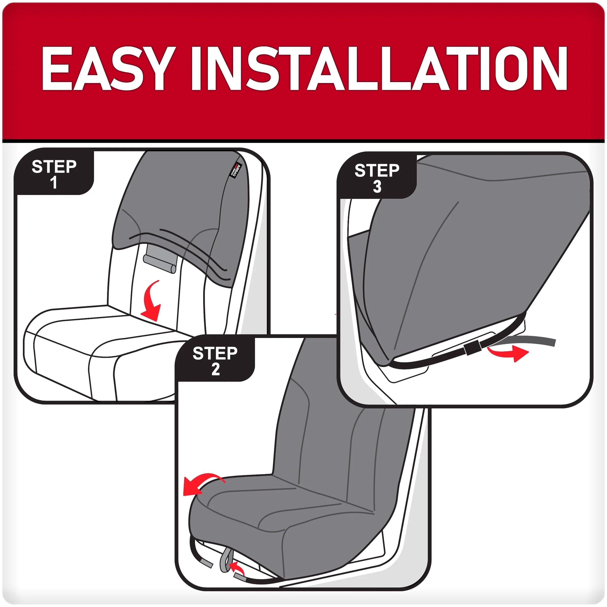 Dickies 2-Piece Black Puncture-Resistant Front Car, Truck,  Seat Covers, Protect from Pets, Universal Fit