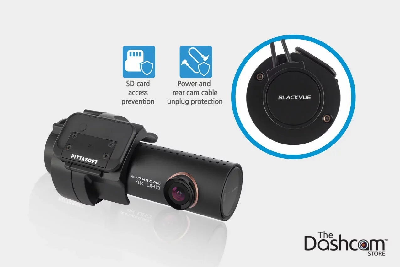 BlackVue -1CH Single Lens 4K  WiFi Cloud-Capable Dashcam w/ 128  Memory Card