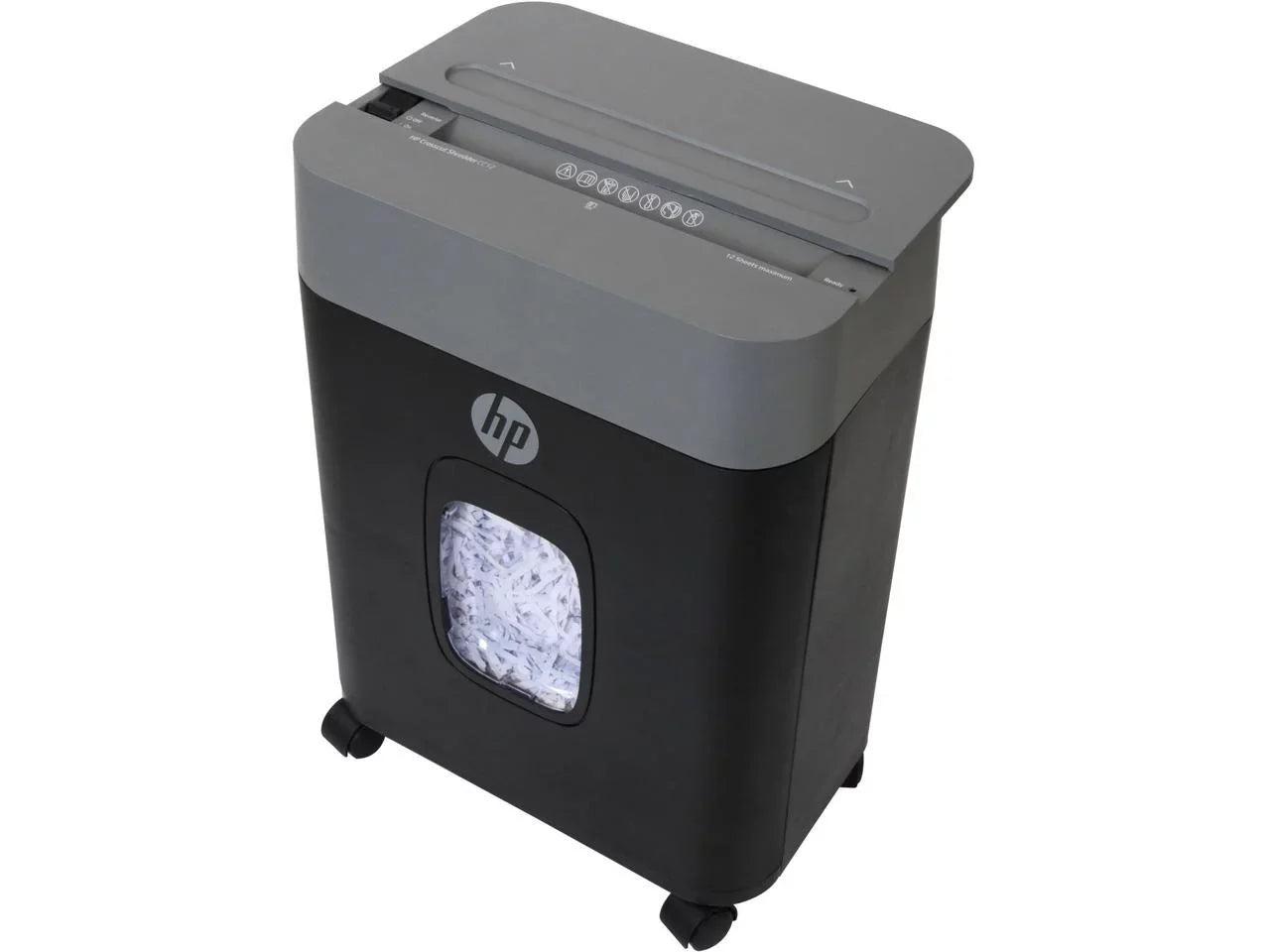 Royal  Paper Shredder - Cross Cut - 12 Per Pass - for shredding Paper, Staples, Credit Card, Envelope - 8.75" Throat - 2 Minute Run Time - 30 Minute Cool Down Time - 3.40 gal Wastebin Capacit