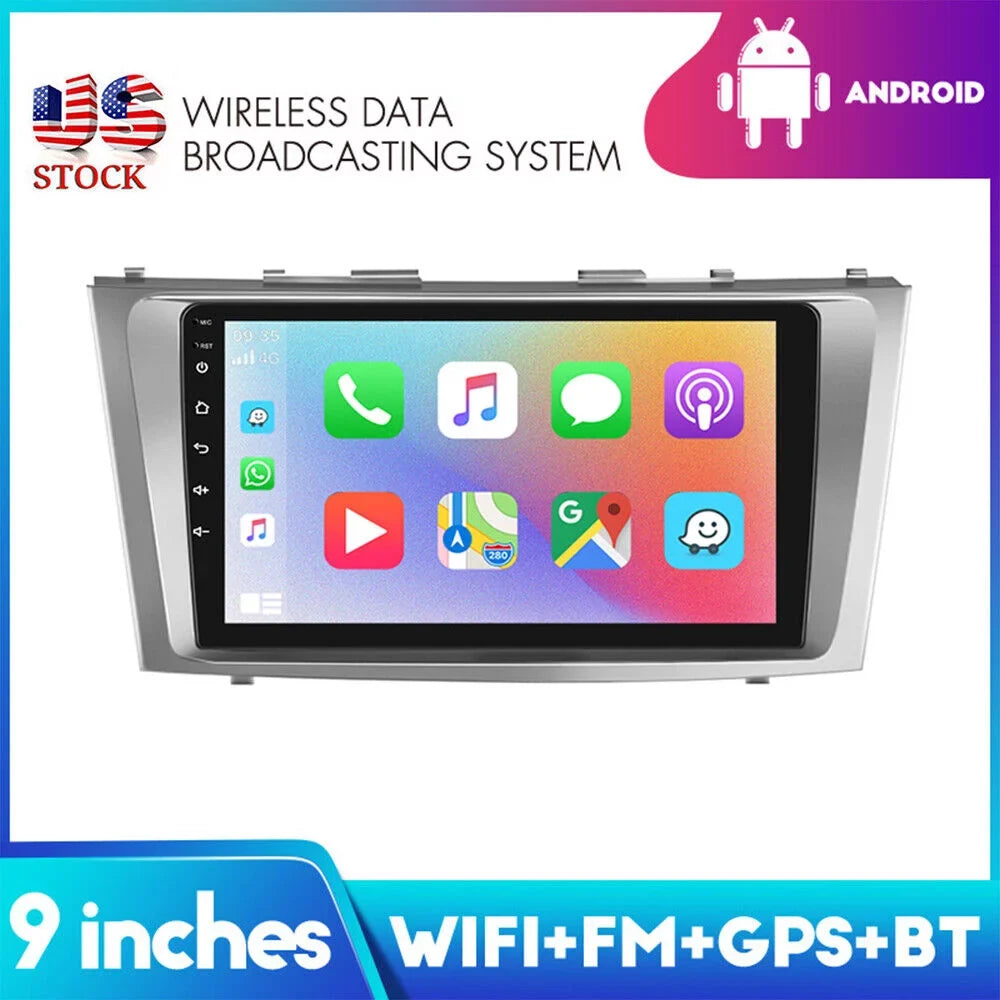 Jahy2Tech 2+32G Android 11 Car Stereo, 9 Inch   Touch Screen Car Radio Wireless CarPlay Android Auto for Toyota Camry 2006-2011