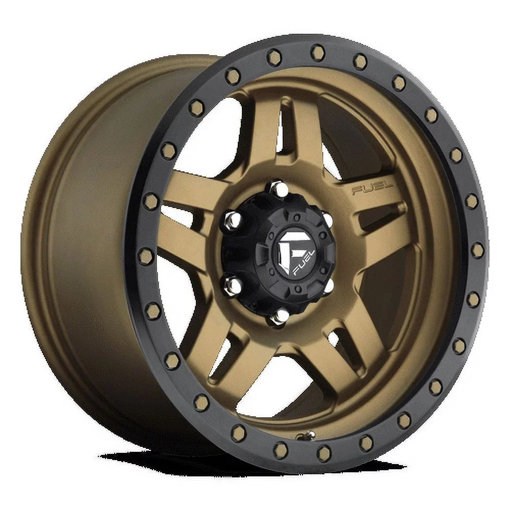 Fuel  Anza 20X9 6X135 1Et 110.1Cb Matte Bronze Black Bead Ring Wheel