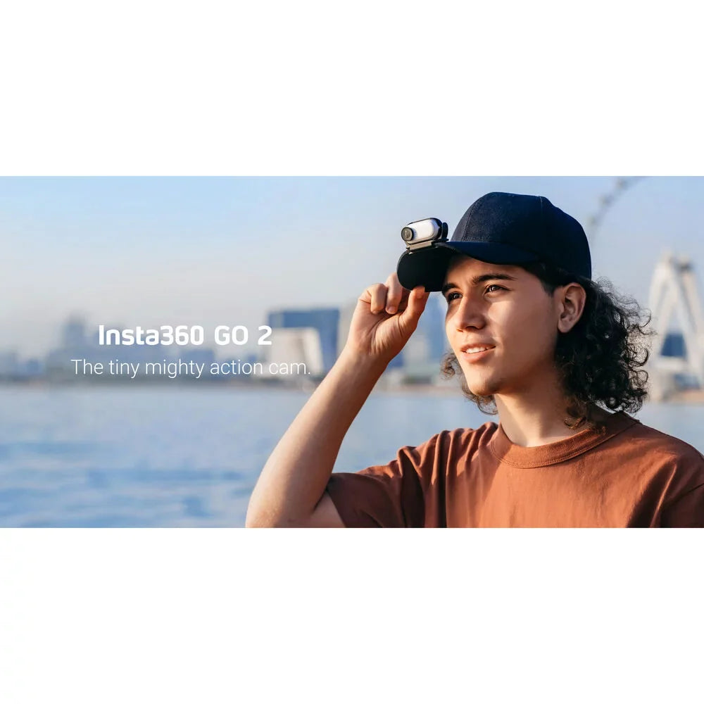 Insta360  2 Miniature Action Camera + Frame Holder + Tripod + Selfie Stick Kit