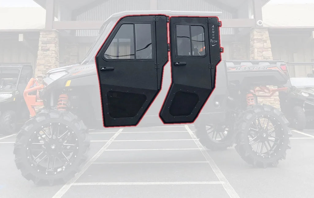 Fits Polaris 19-23 Ranger Crew 1000XP 1000  Steel Doors Only for Cab Enclosure