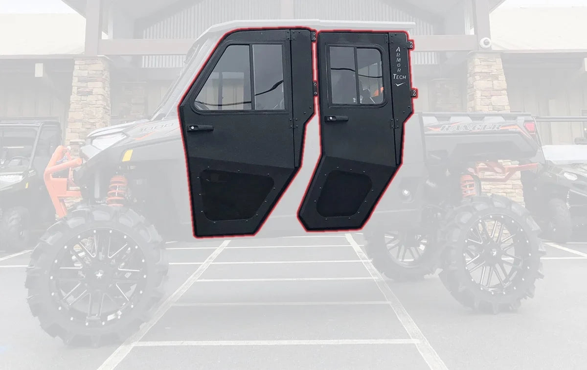 Fits Polaris 19-23 Ranger Crew 1000XP 1000  Steel Doors Only for Cab Enclosure