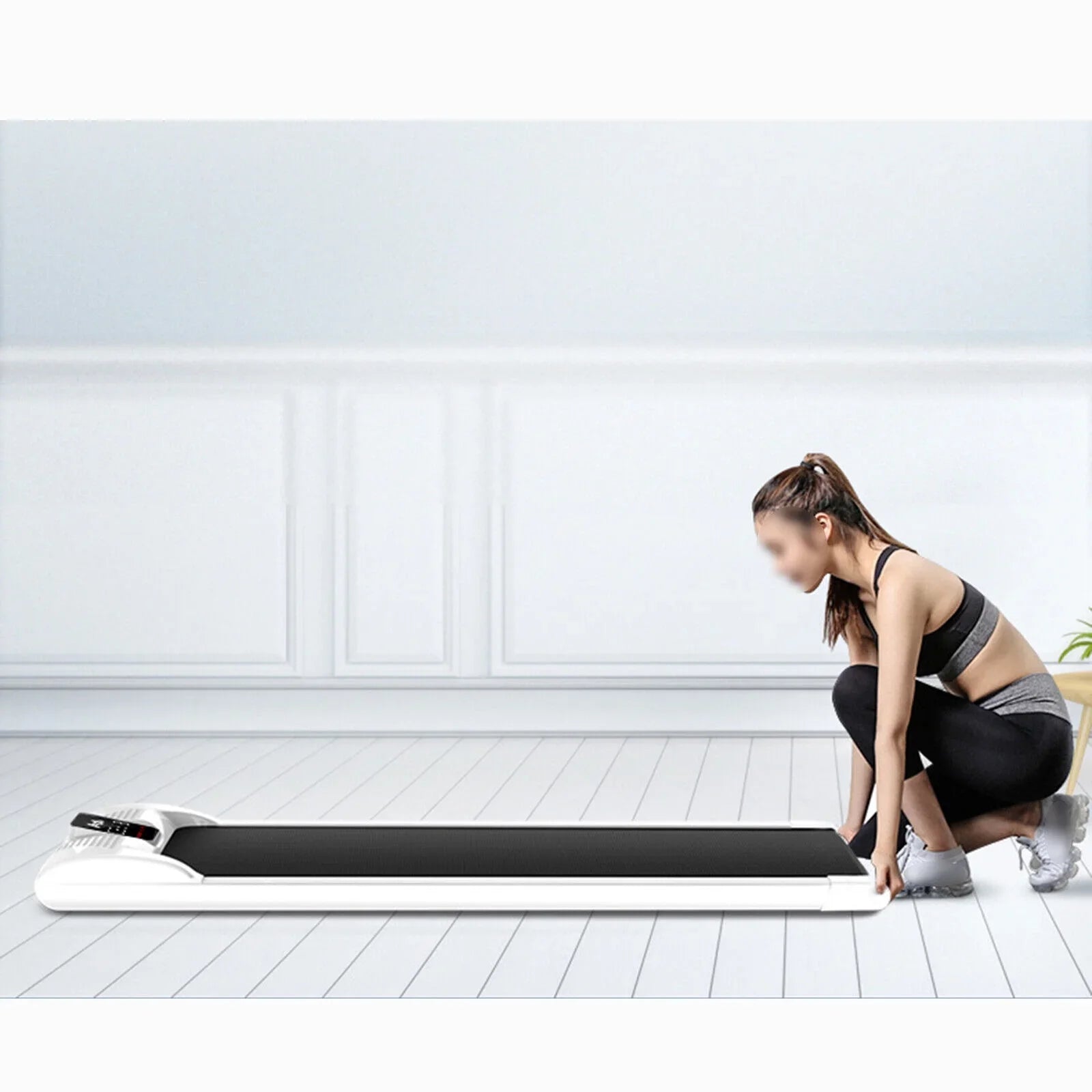 Electric Treadmill Under Desk Walking Pad Home Office Running Machine Exercise