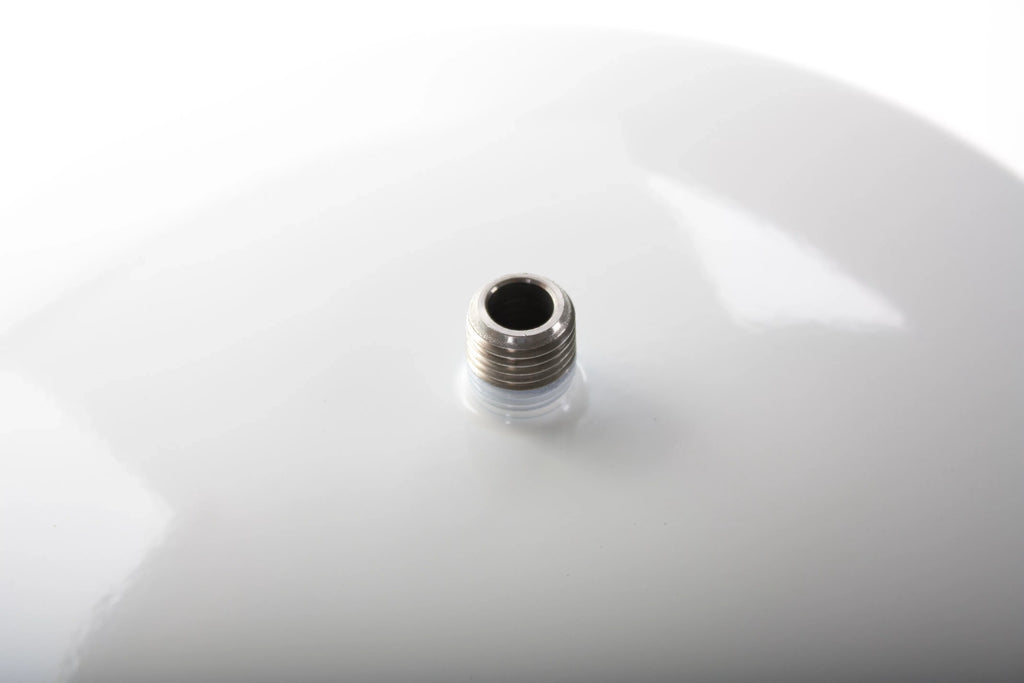 Hydronix -132- Stainless Steel 4.5 Gallon Reverse Osmosis Storage Water Tank - White, 1/4" Port