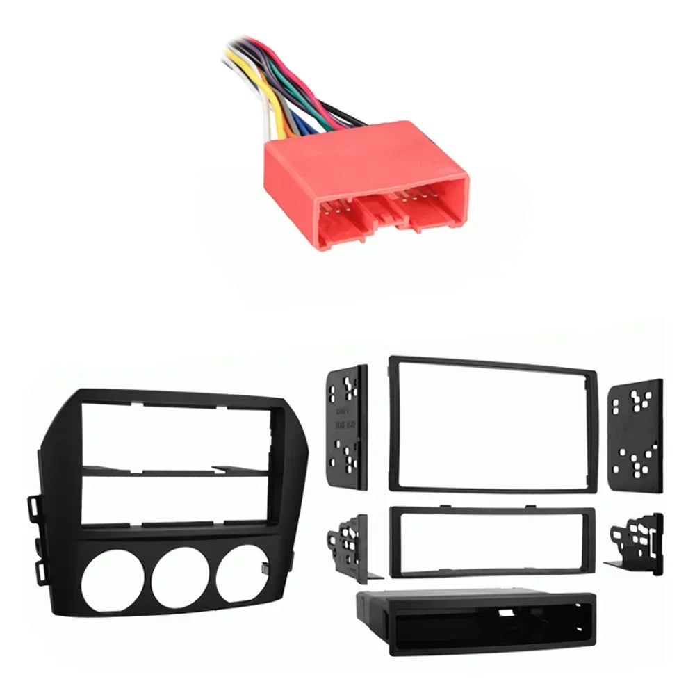 Fits Mazda Miata -5 06-08 Multi  Stereo Harness Radio Install Dash Kit