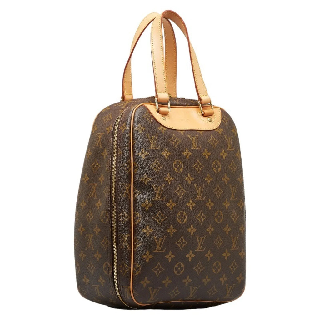 Pre-Owned Louis Vuitton Monogram Excursion Handbag  Brown  Leather Women's   (Good)