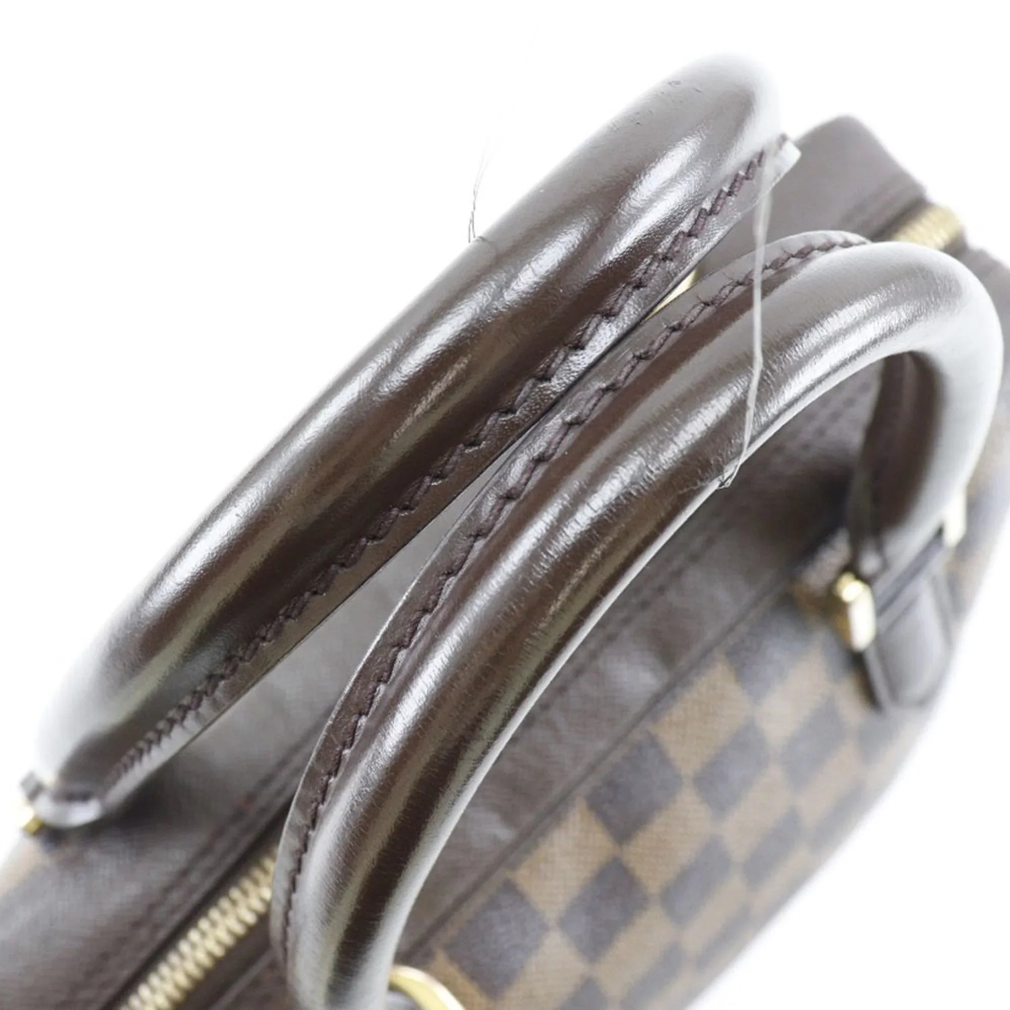 Pre-Owned   Louis Vuitton Brera Handbag  Damier Canvas Brown  Women's (Good)