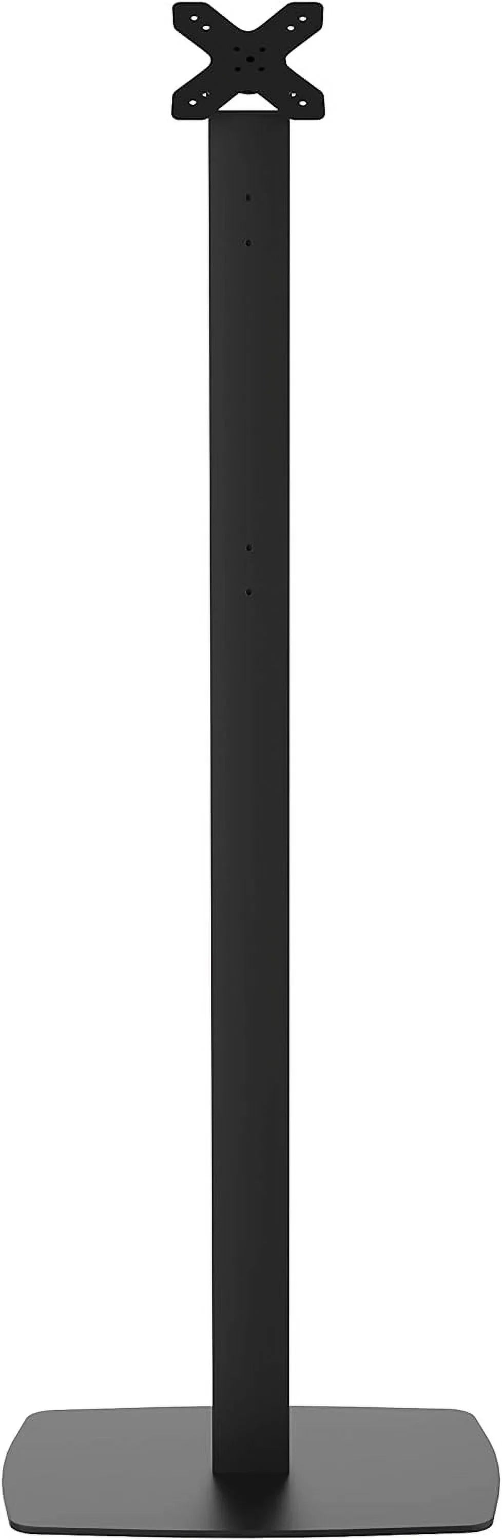 '- Premium Thin Profile Floor Stand with  Plate and Base (Black)