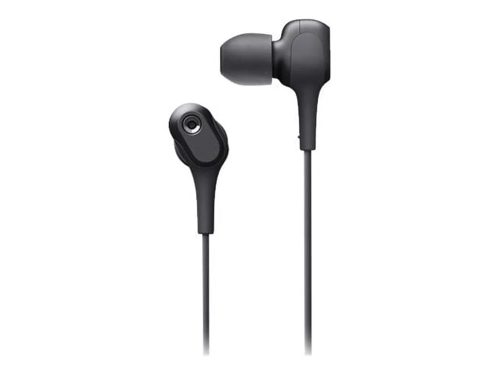 Sony - - Earphones with mic - in-ear - behind-the-neck mount - Bluetooth - wireless -  - active noise canceling - black