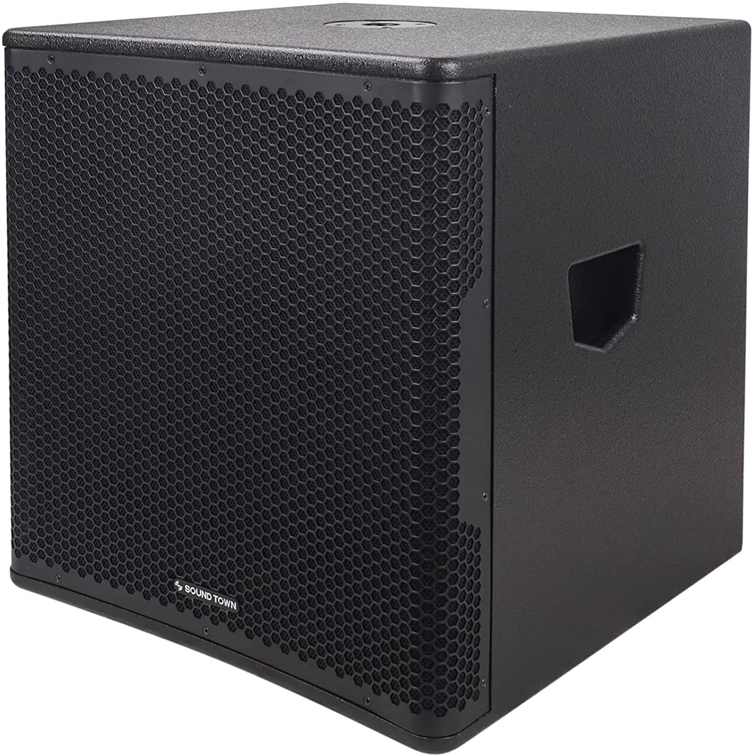 Sound Town  Series 15" 1400W Powered / Subwoofer with Class- Amplifier,  and Selectable  Output Modes, 4" Voice Coil, 100 oz Magnet, Birch Plywood, Black (-15SPW)