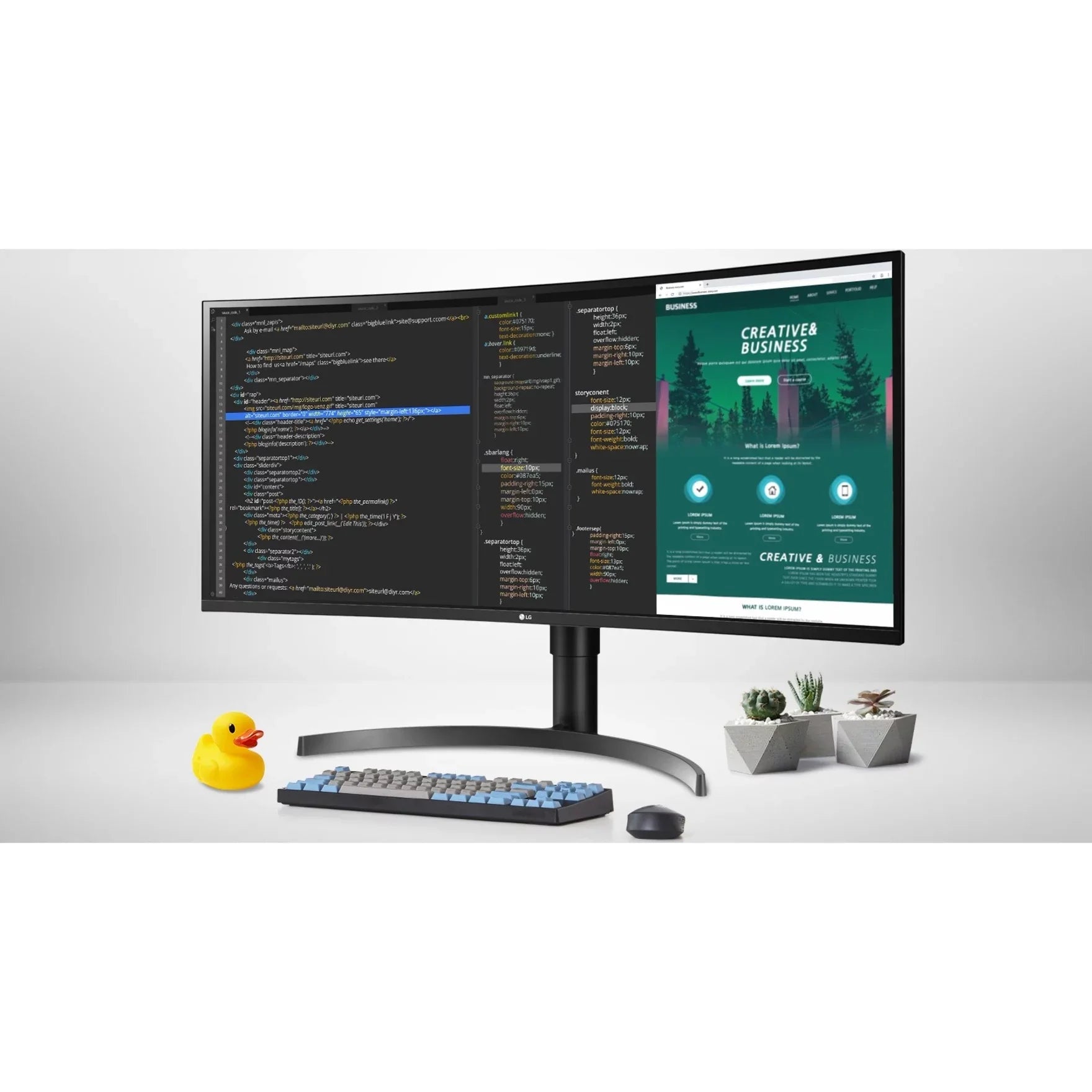 Ultrawide 35WN65C- 35" Class  Curved Screen Gaming  Monitor, 21:9