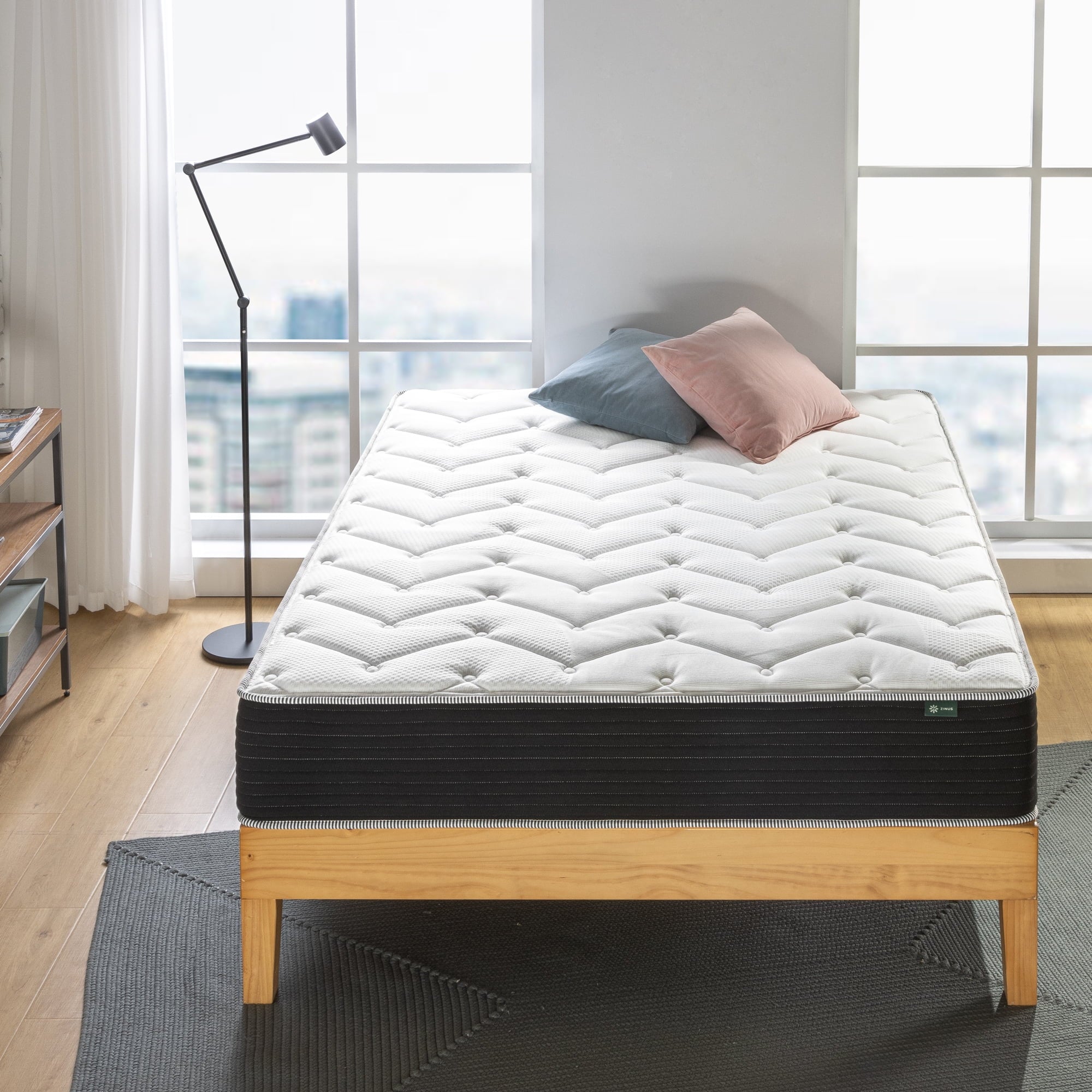 Spa Sensations by Zinus 10" Classic Pocket Spring Hybrid Mattress, Full