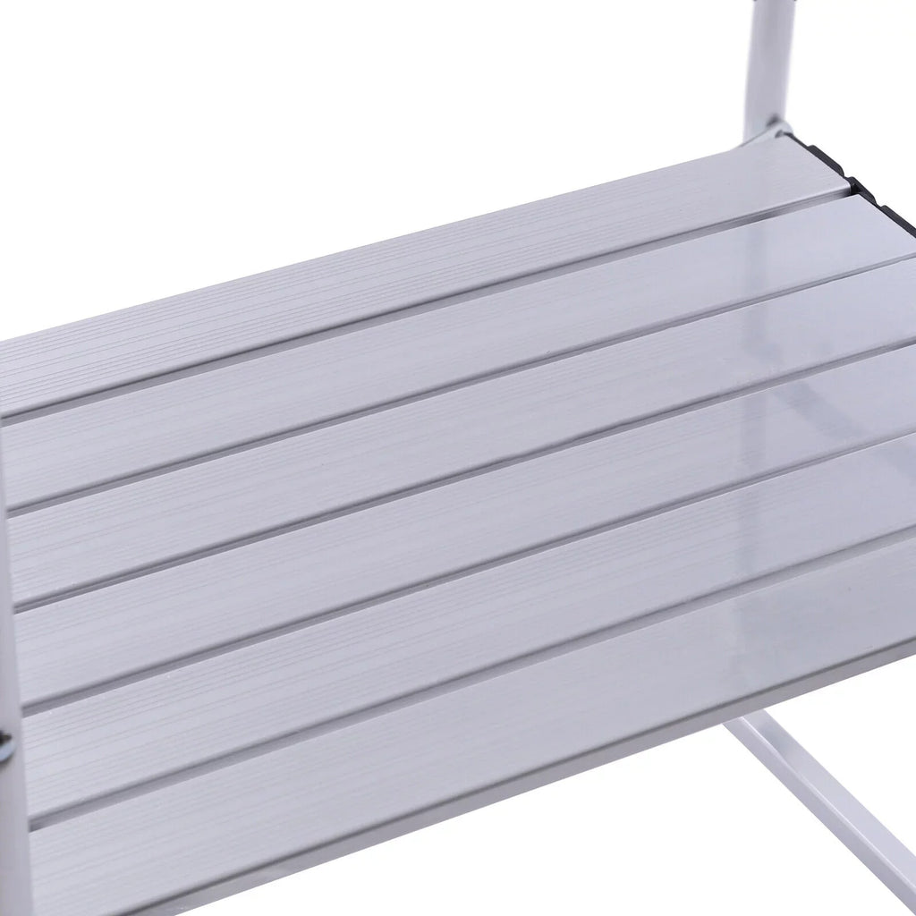 Folding Camping Kitchen Table Outdoor Cooking Table with Detachable Windscreen