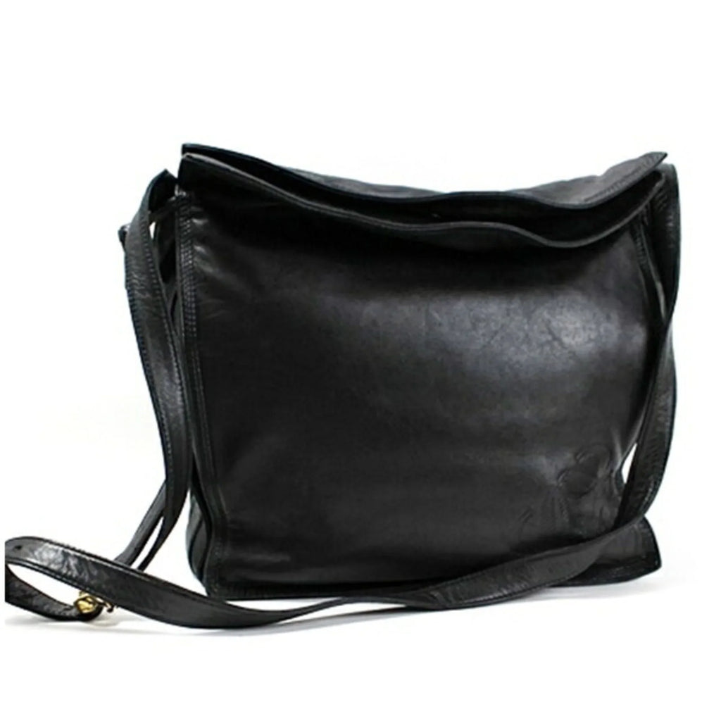 Pre-Owned  Anagram Shoulder Bag Leather Black Women's Soft (Fair)