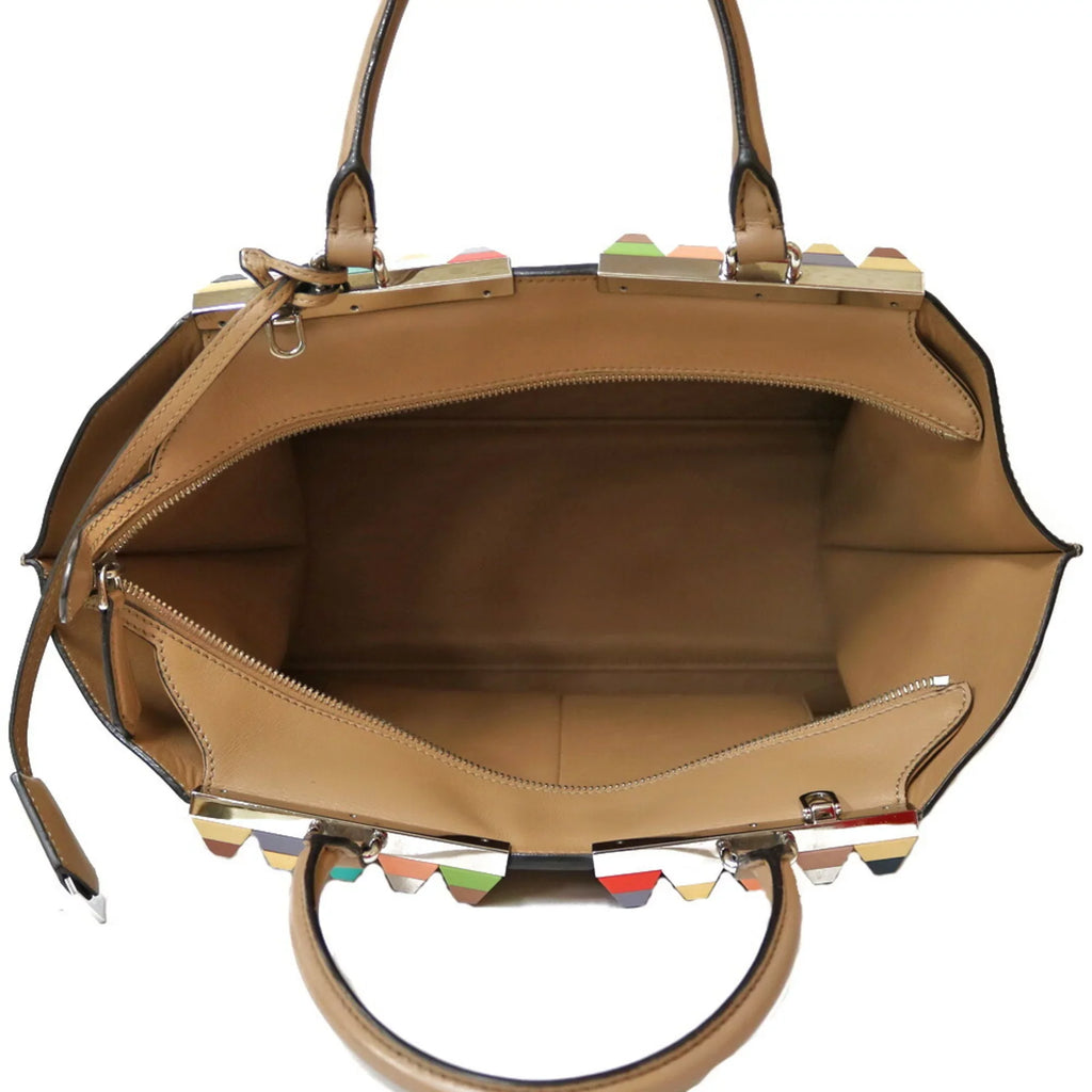Pre-Owned  Shoulder Bag Trois Heors Beige Women's Leather (Good)
