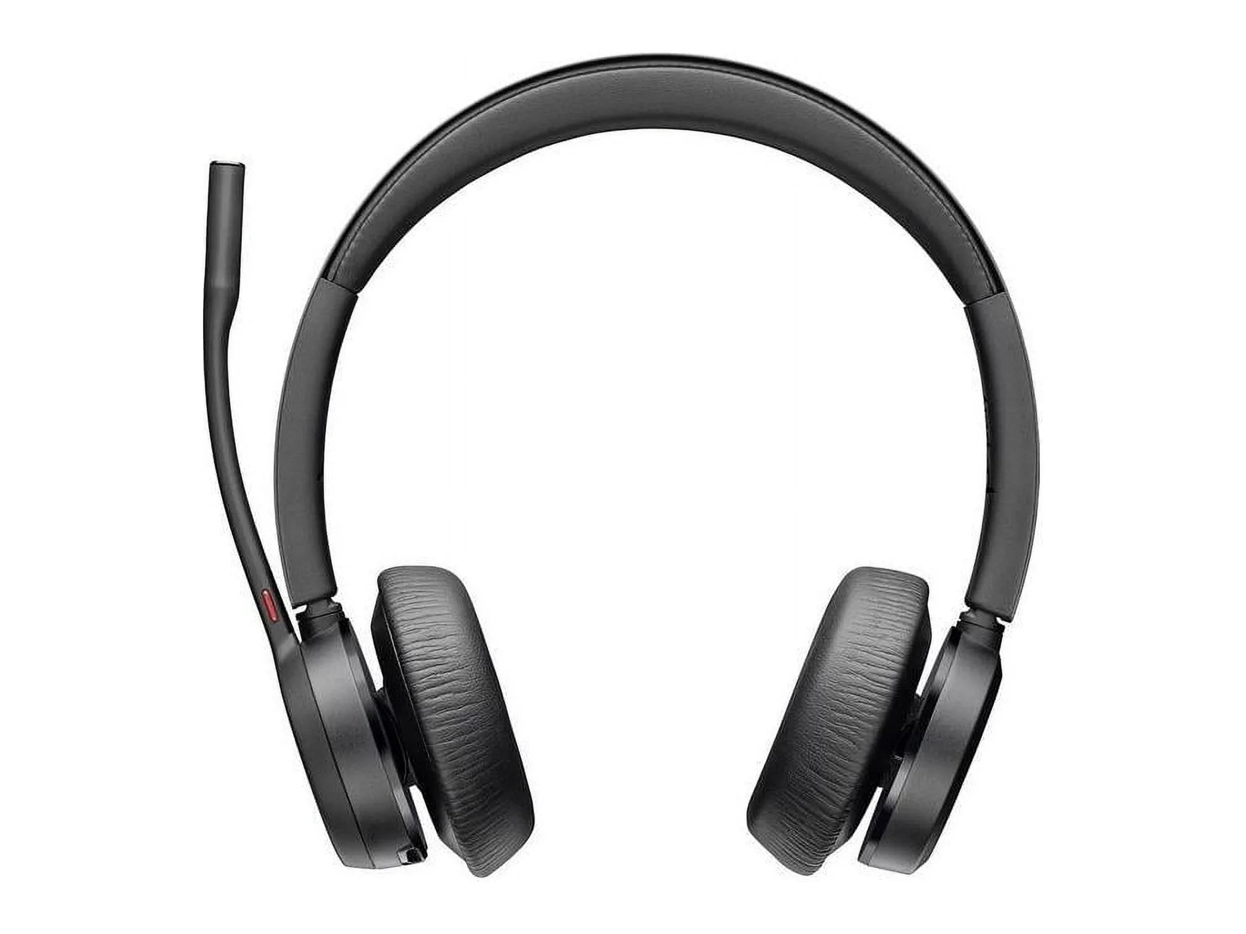 Poly Voyager 4320 - Headset - Siri, Google Assistant - Stereo, Mono -  Type ,  Type  - Wireless - Bluetooth - 300 ft - 20 Hz - 20 kHz - On-ear - Binaural - Ear-cup - 4.92 ft Cable - Ele...