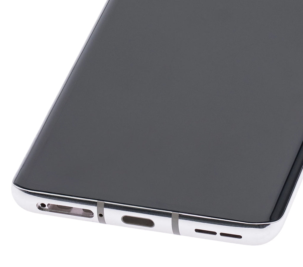 Replacement  Assembly With Frame Compatible For OnePlus 8 / 5G (Non-Verizon 5G  Frame) (Refurbished) (Polar Silver)