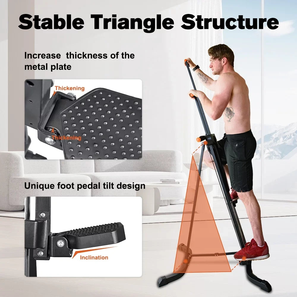 Relife  Sports Vertical Climber Exercise Machine for Home Gym with  Display 5 Levels Adjustable