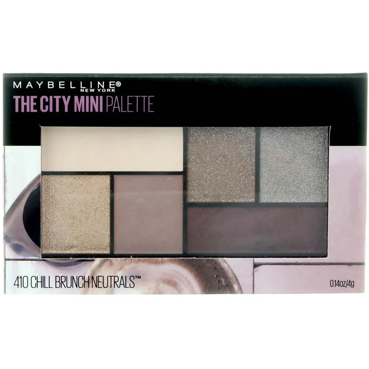 Maybelline The City Mini Eyeshadow Palette Makeup, Chill Brunch Neutrals, 0.14  oz (Pack of 3)