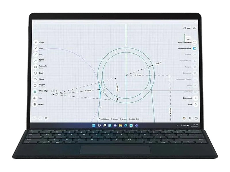 Microsoft Surface Pro 8 Tablet, 13", 8 , 512  , Windows 11, Graphite