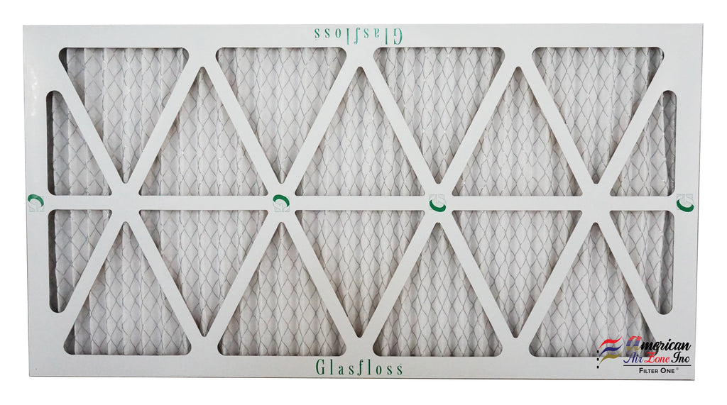 Glasfloss Air Filter 18x36x2 - 2"  10 - (Pack of 12) - Pleated  or  Air Filter - Furnace Air Filter - Home or Office - Made In The .