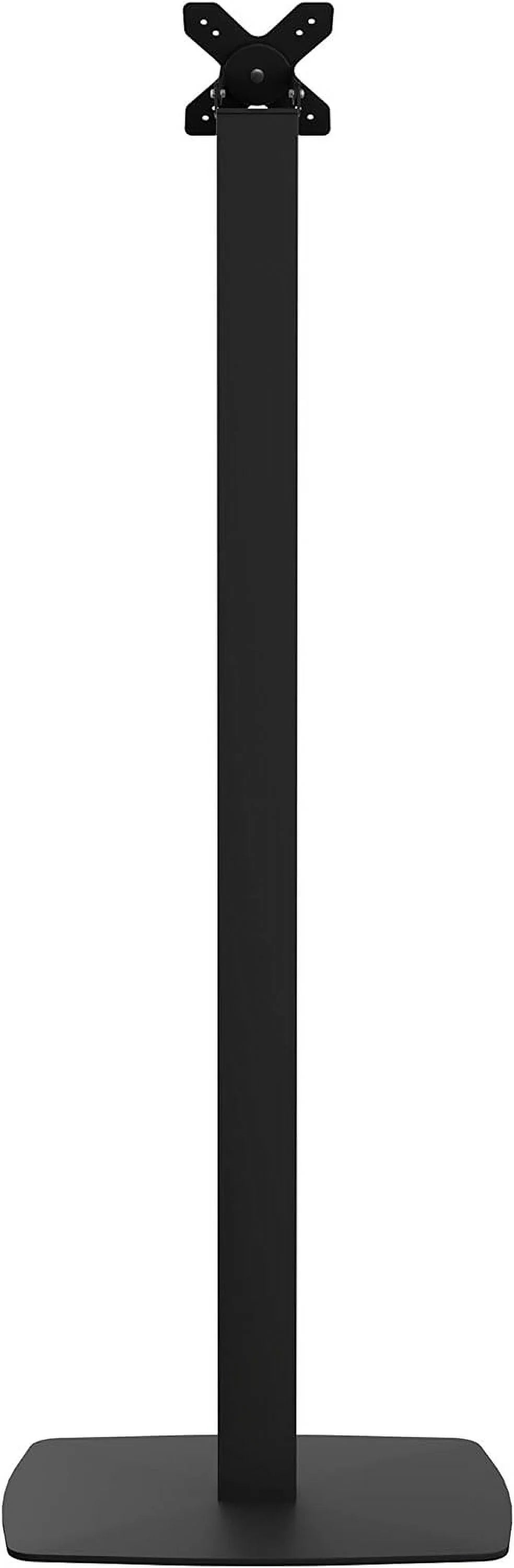 '- Premium Thin Profile Floor Stand with  Plate and Base (Black)