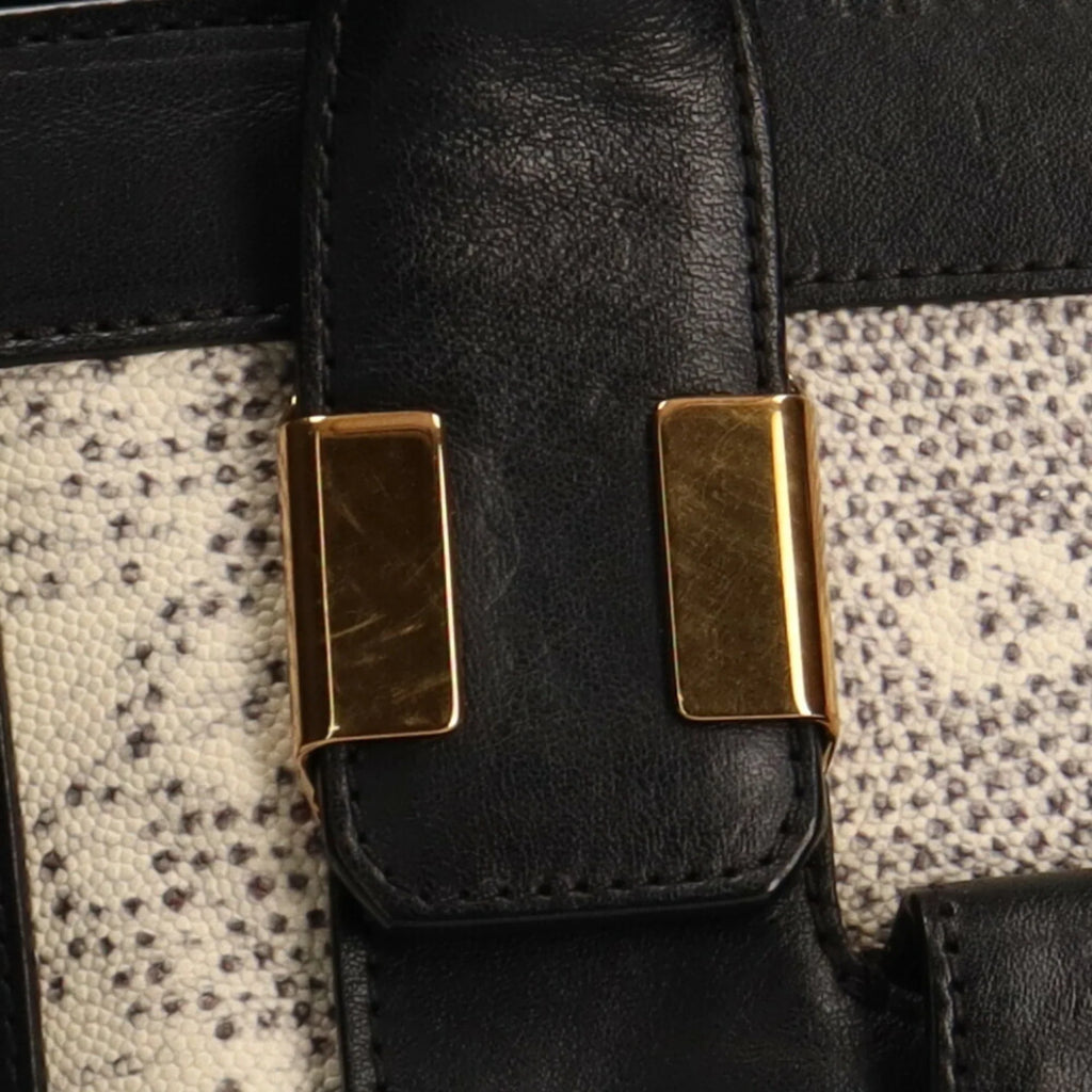 Pre-Owned Chloé Chloe Little Alice Shoulder Bag Leather Beige Women's (Good)