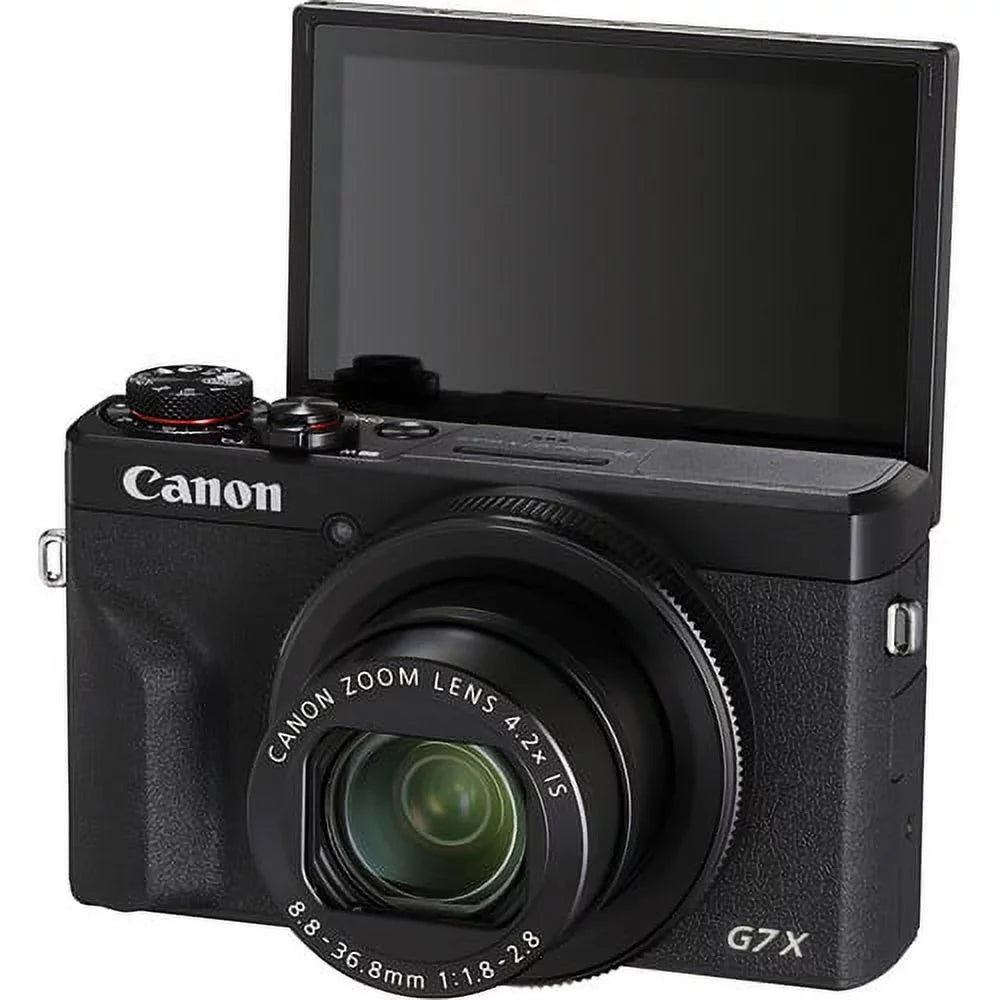 Canon PowerShot   Mark  Digital Camera (3637C001) + 64GB Card + More