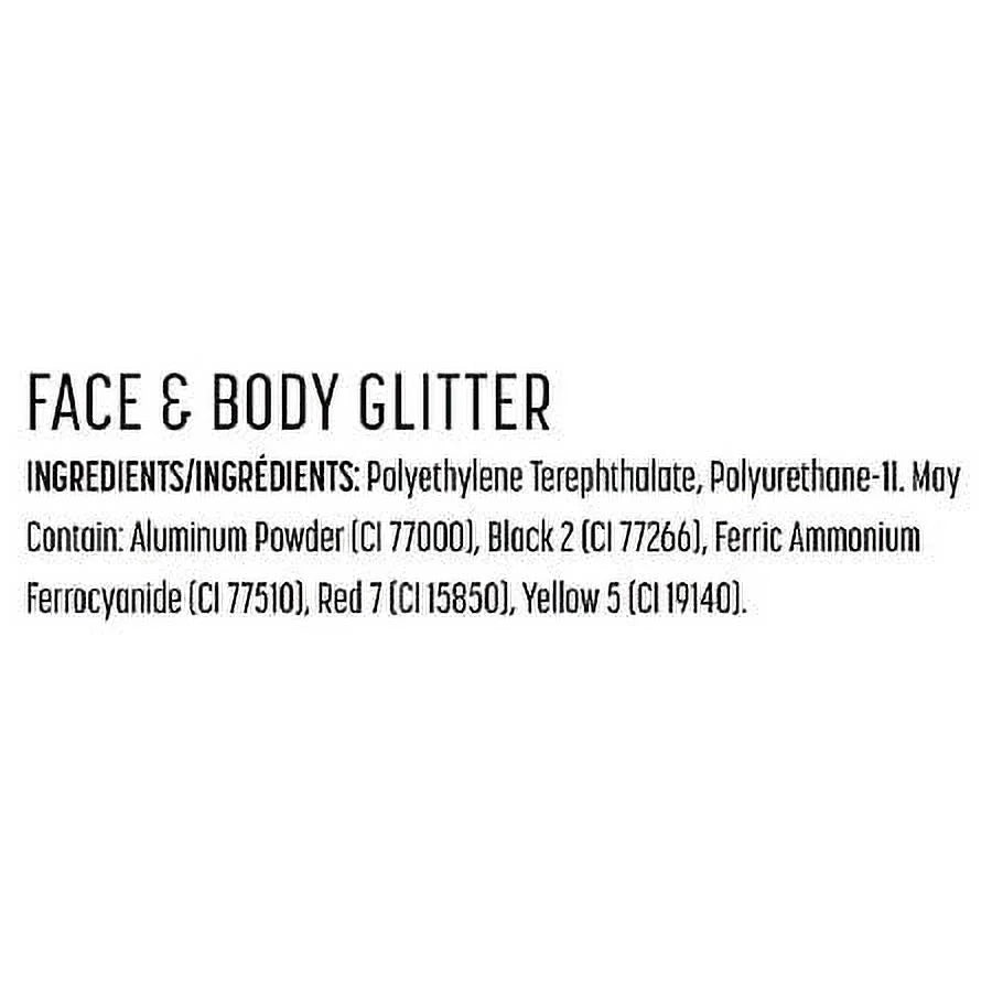 Professional Makeup Face & Body Glitter, Teal 0.08 oz Pack of 2