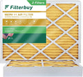 Filterbuy 12x15x4  11 Pleated   Furnace Air Filters (2-Pack)