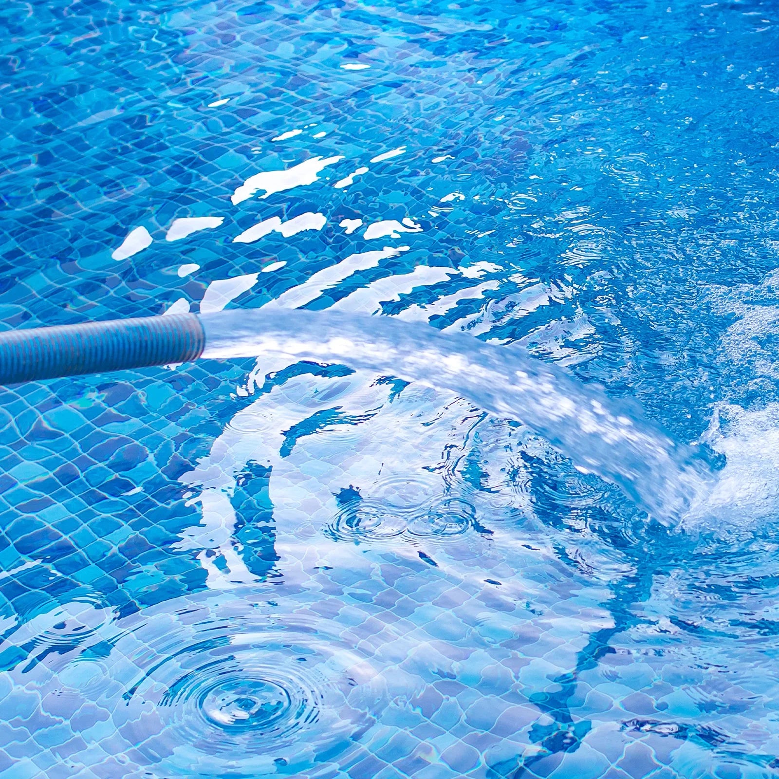 Backwash Hose 65mm Dia 33ft 0.3MPa High Pressure  Reinforced Discharge Hoses for Swimming Pool