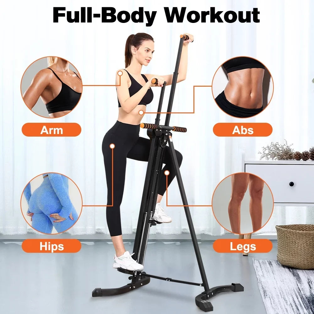 Relife  Sports Vertical Climber Exercise Machine for Home Gym with  Display 5 Levels Adjustable