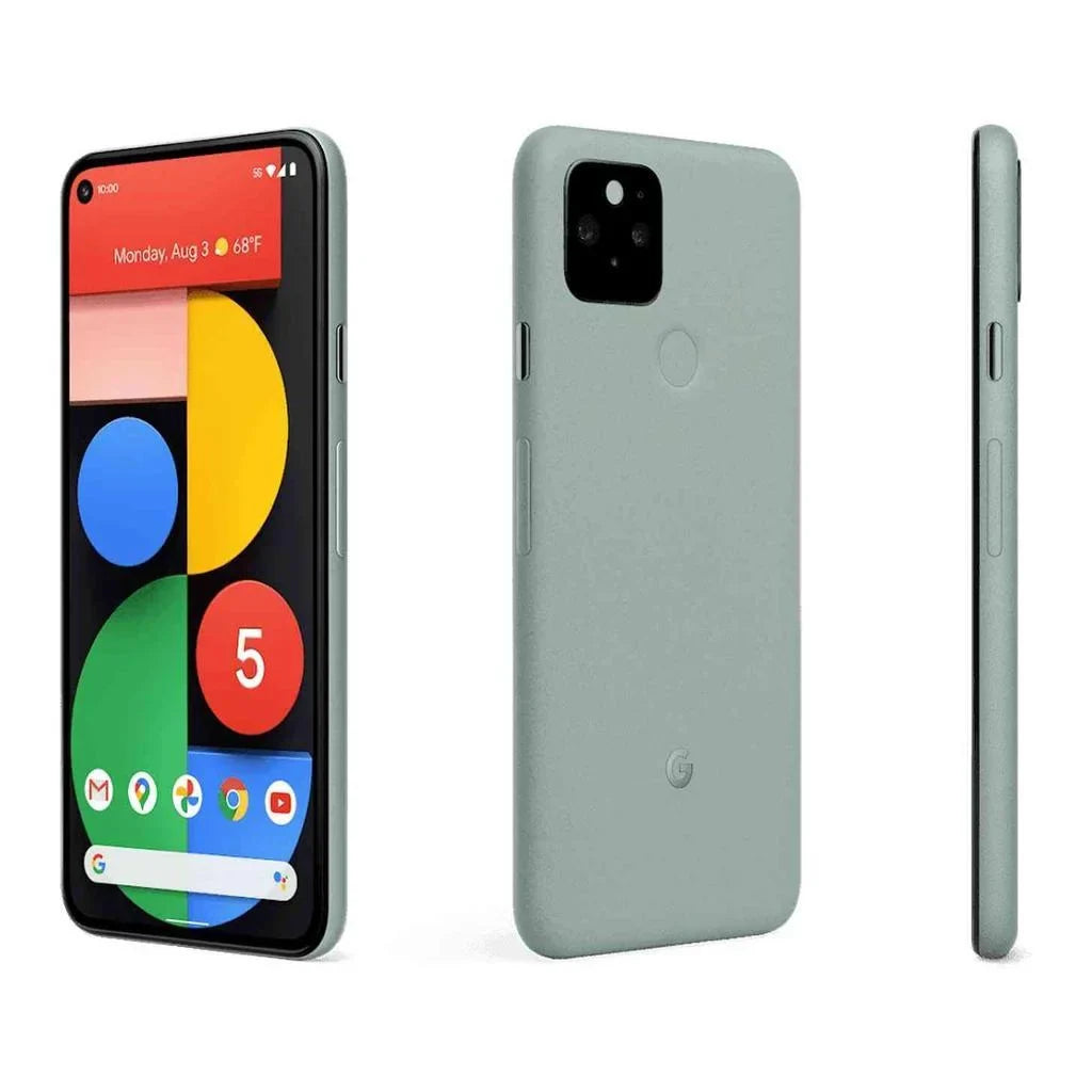 Restored Google Pixel 5  128GB Sorta Sage Fully Unlocked 6" Smartphone (Refurbished)