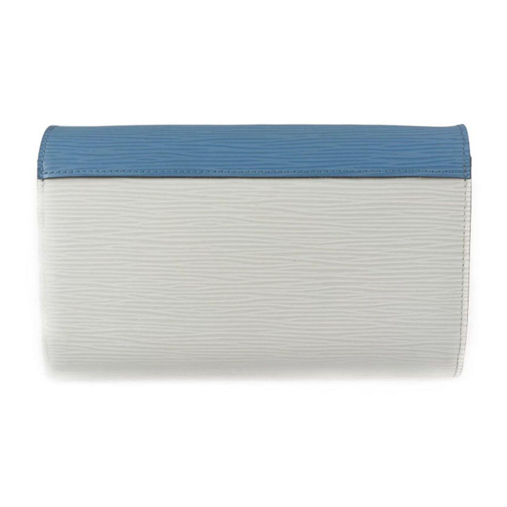 Pre-Owned   Louis Vuitton Tribal Mask Shoulder Bag  Epi Leather Blue Series White Multicolor Silver Hardware Chain Wallet Long (Good)