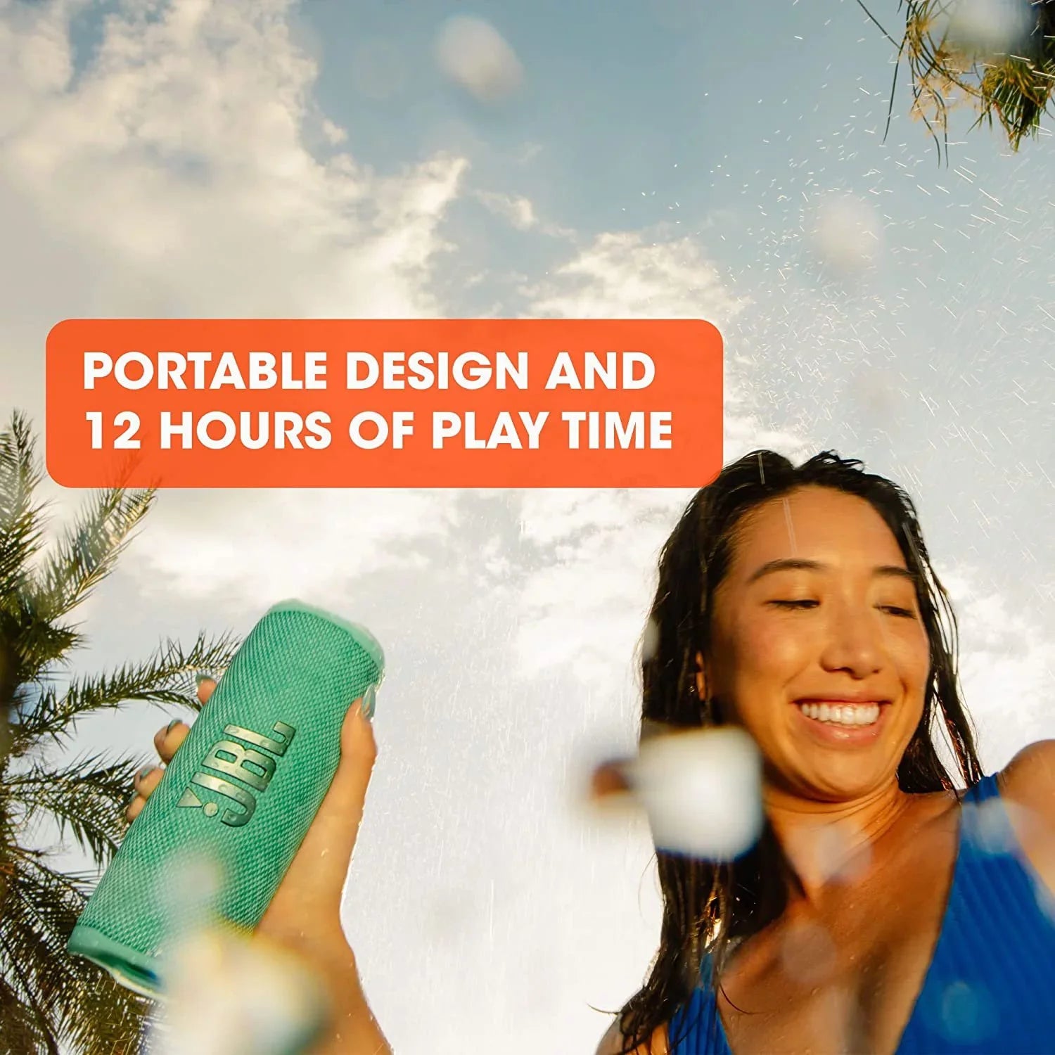 Restored  Flip 6 - Portable Bluetooth Speaker, Powerful Sound and deep bass,  Waterproof, 12 Hours of Playtime (Refurbished)