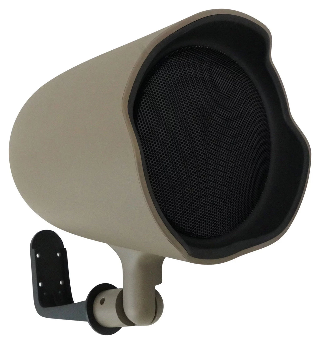 4  - 6.5" Landscape Ground Stake/Wall Mount 70v Commercial Speakers+Amp
